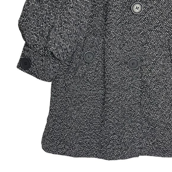 ANTHROPOLOGIE HAZEL Women’s Vintage Style Faux Fur Collar Pea Coat - Picture 3 of 6